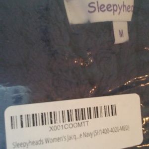 NEW Sleepyhead Navy Fleece Robe